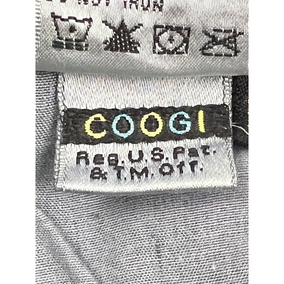 COOGI Women's 5/6 Capri Cropped Jeans Embroidered American Flag Vtg. Y2K - Picture 15 of 16